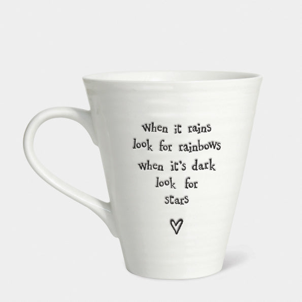 When it rains look for... Porcelain Mug