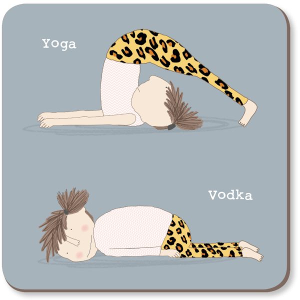 Yoga Vodka Coaster