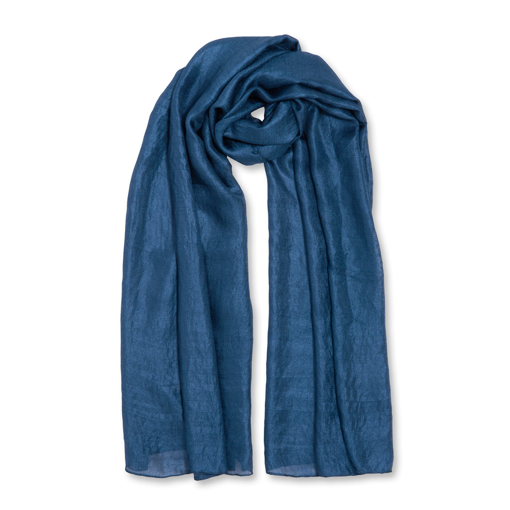 Gift Boxed Scarf - Navy
