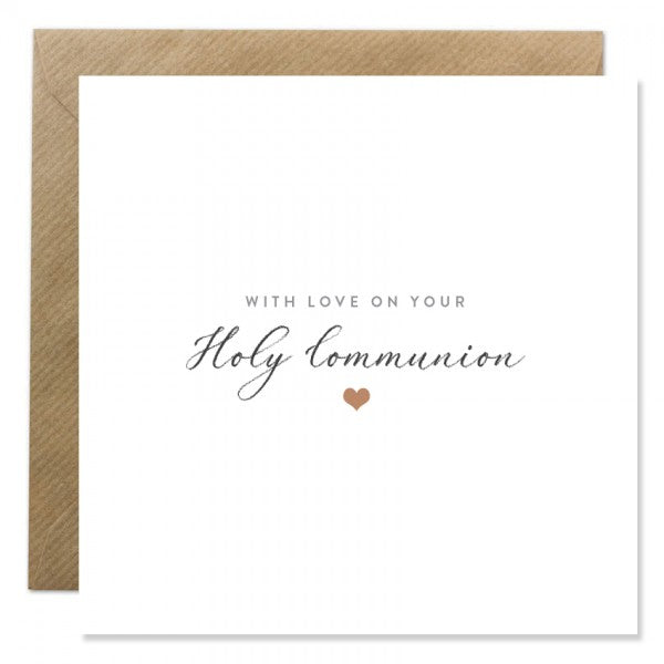 With love on your Holy Communion Card
