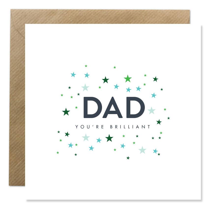 "Dad You're Brilliant" Card