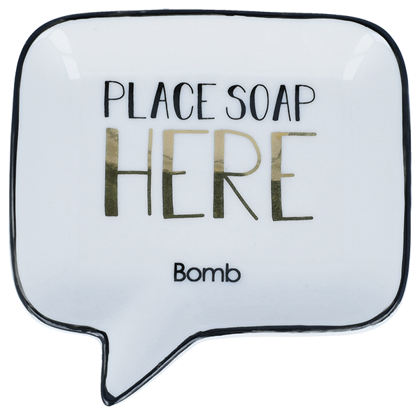 Place Soap Here- soap dish