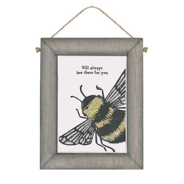 Block Print Pic - Will always BEE there for you
