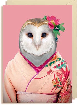 Barn Owl Blank Card