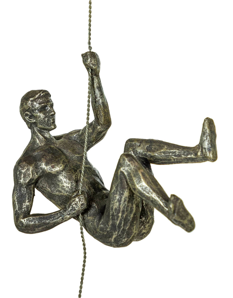 Antique Gold Hanging Man Figure