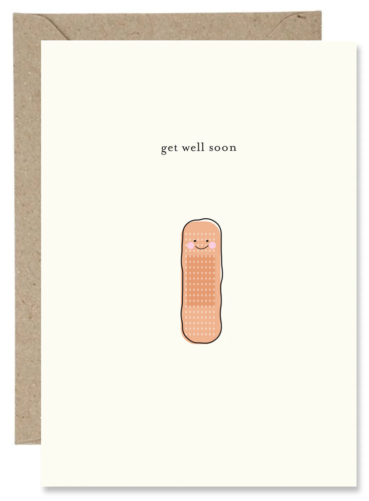 Get Well Soon Plasters Card