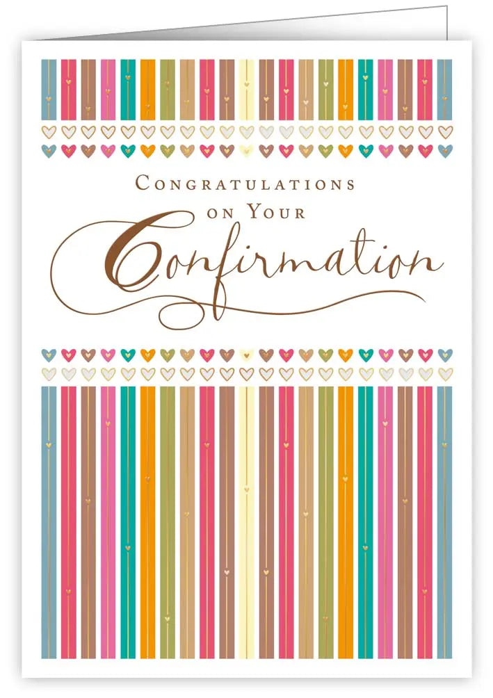 Congratulations confirmation card