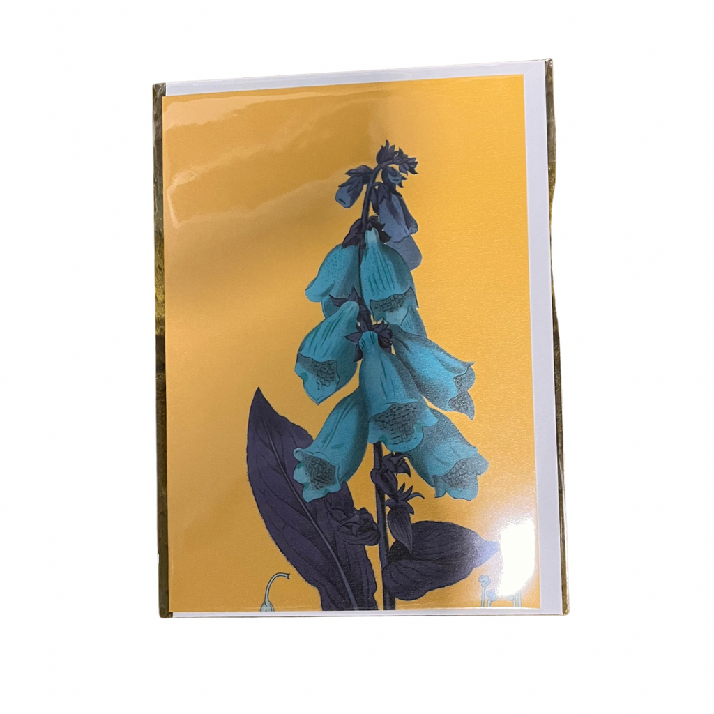 Floral Foxgloves Blank Card