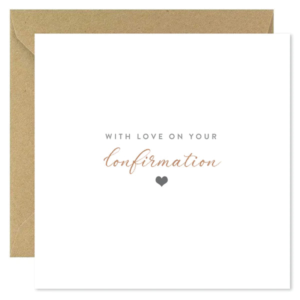 With Love Confirmation Card