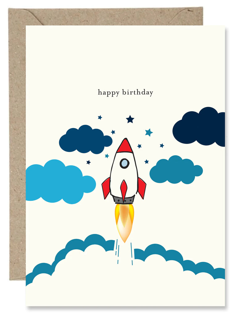 Birthday Rocket Card