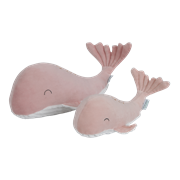 Small cuddly toy Whale Ocean Pink