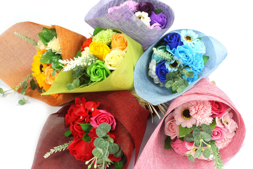 Soap Flower Bouquets (assorted colours)