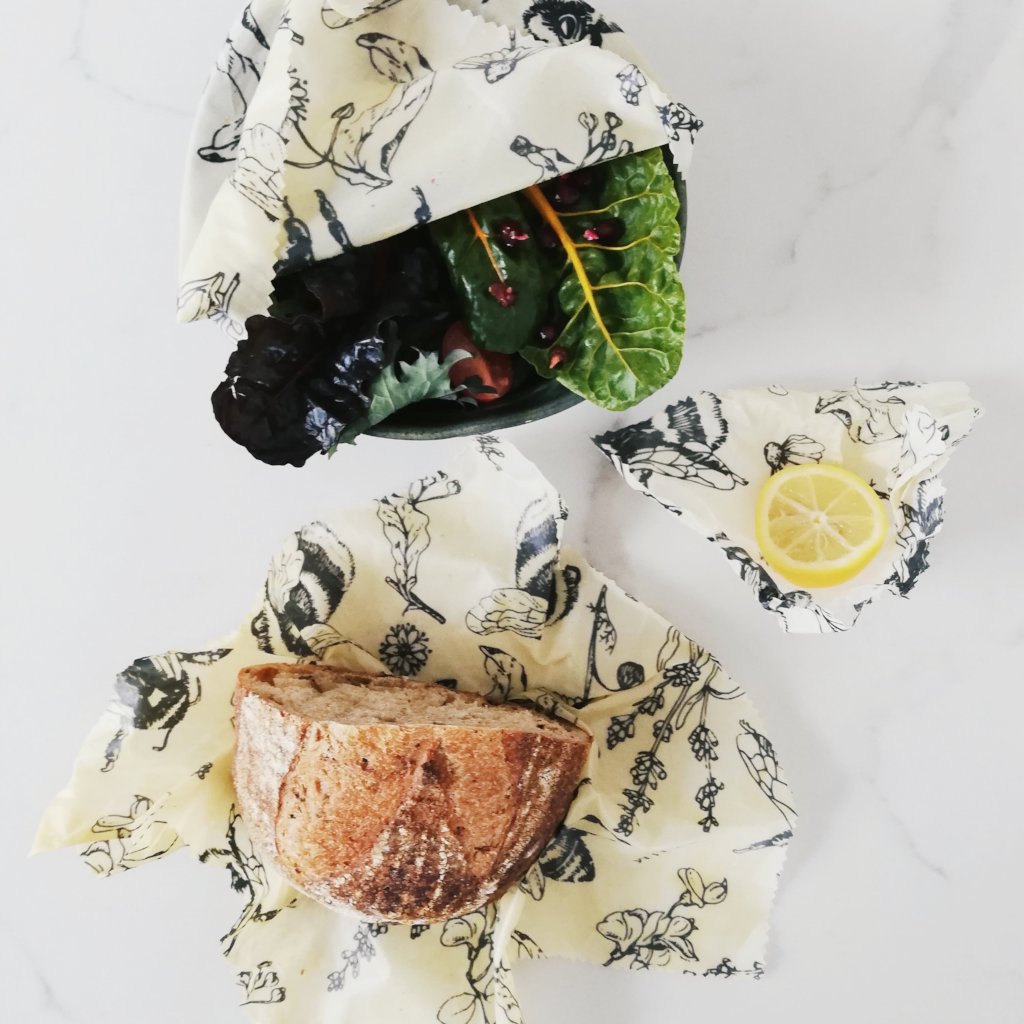 Beeswax Food Wraps Variety 3 Pack