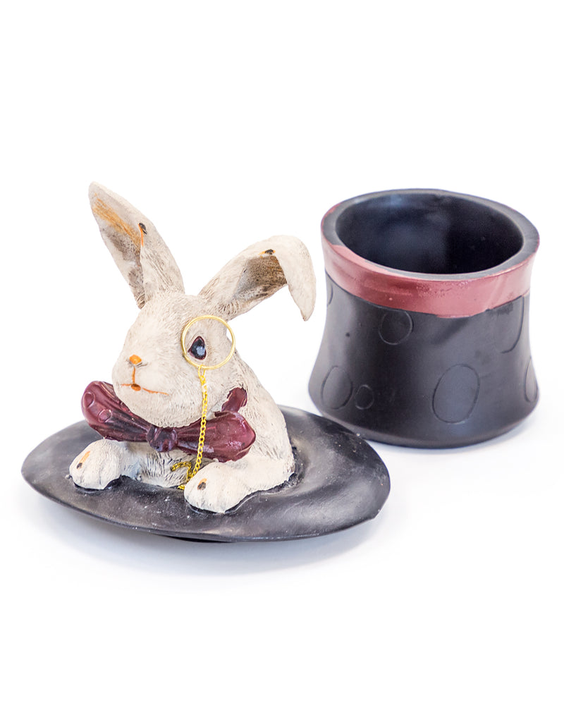 Rabbit Top Hat Storage Box - Wild Atlantic Living