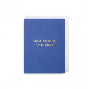 "Dad You're The Best" Mini Card