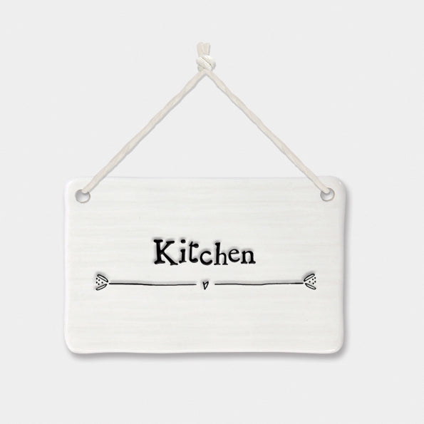 Porcelain Sign - Kitchen