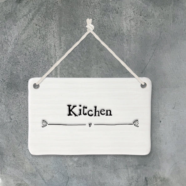 Porcelain Sign - Kitchen