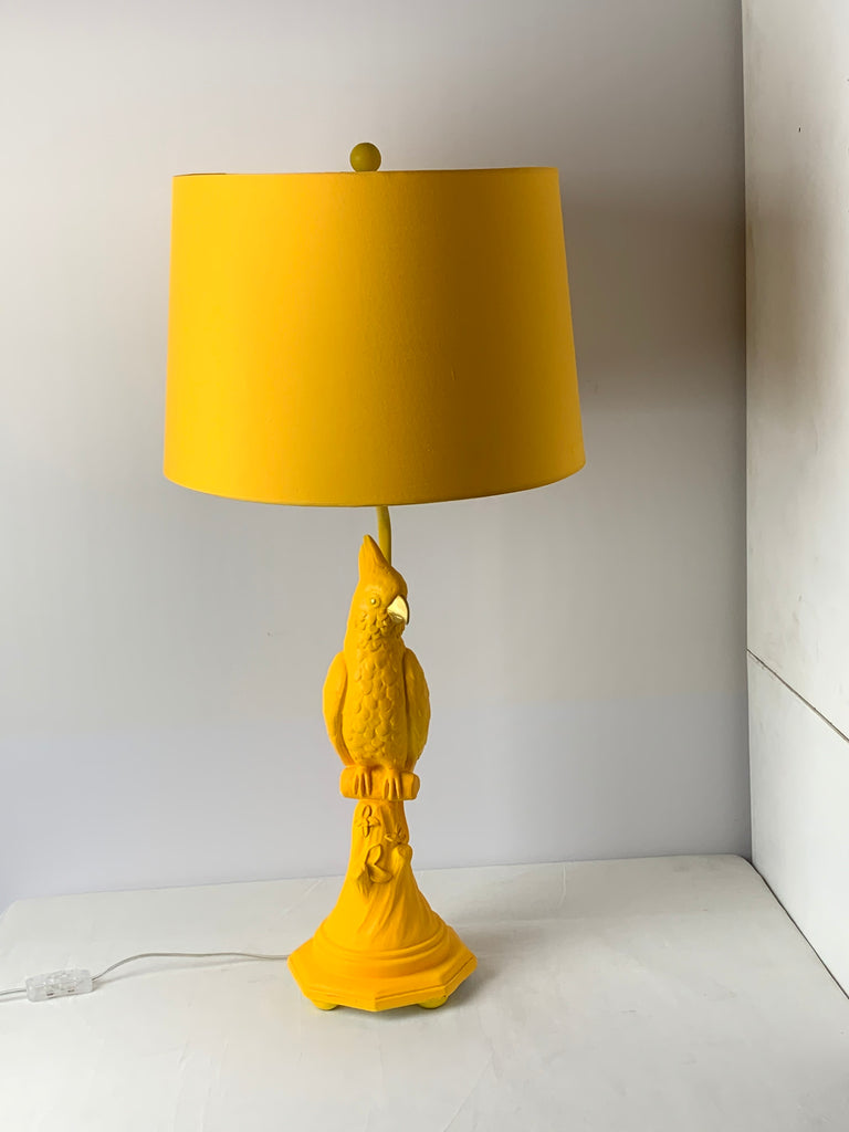 Matte Mustard Parrot Table Lamp
