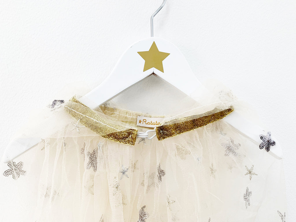 Gold and Silver Embroidered Fairy Cape