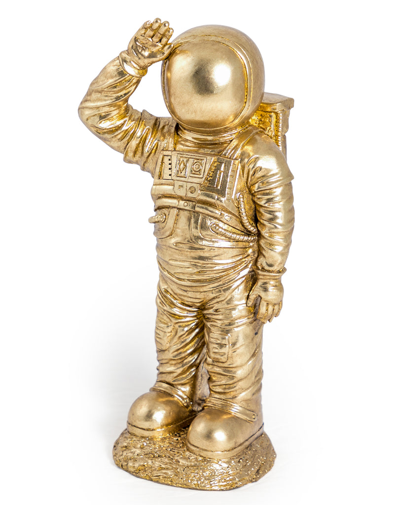 Gold Standing Astronaut Figure
