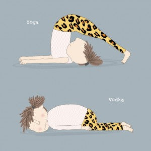 "Yoga Vodka" Card