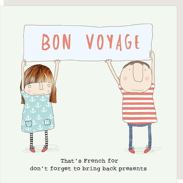 Card - Bon Voyage presents