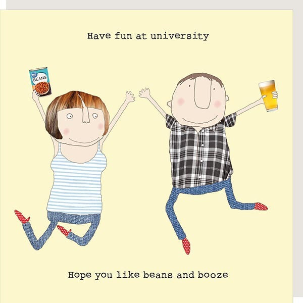 Card - Beans and booze