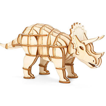 Triceratopes 3D Wooden Puzzle
