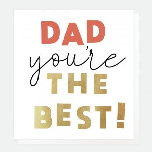 "Dad, You're The Best" Card