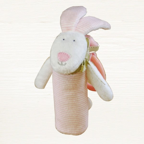 Baby Toy-Squeezy Rufus & bag/Pink