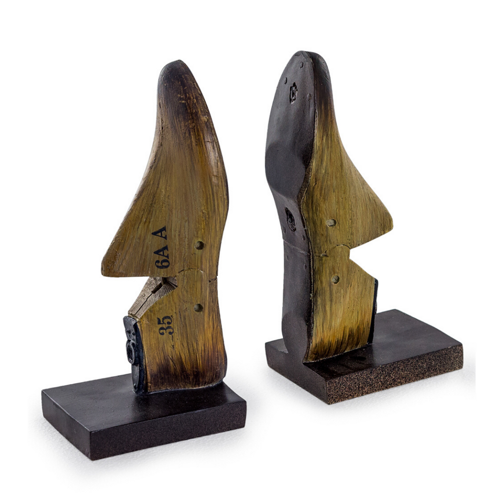 Wooden Shoes Bookends
