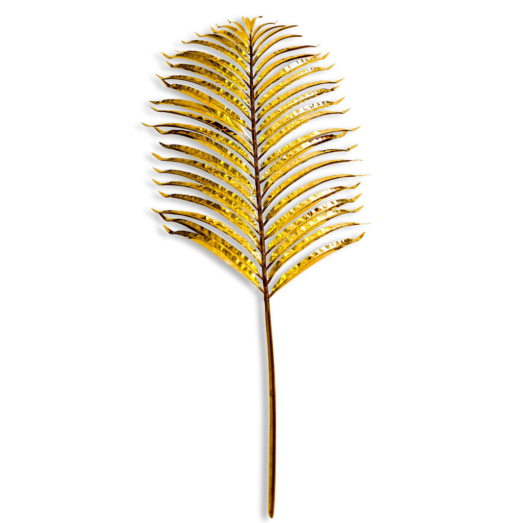 Large Gold Palm Leaf