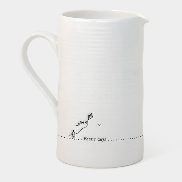 Happy Days- Large Porcelain Milk Jug