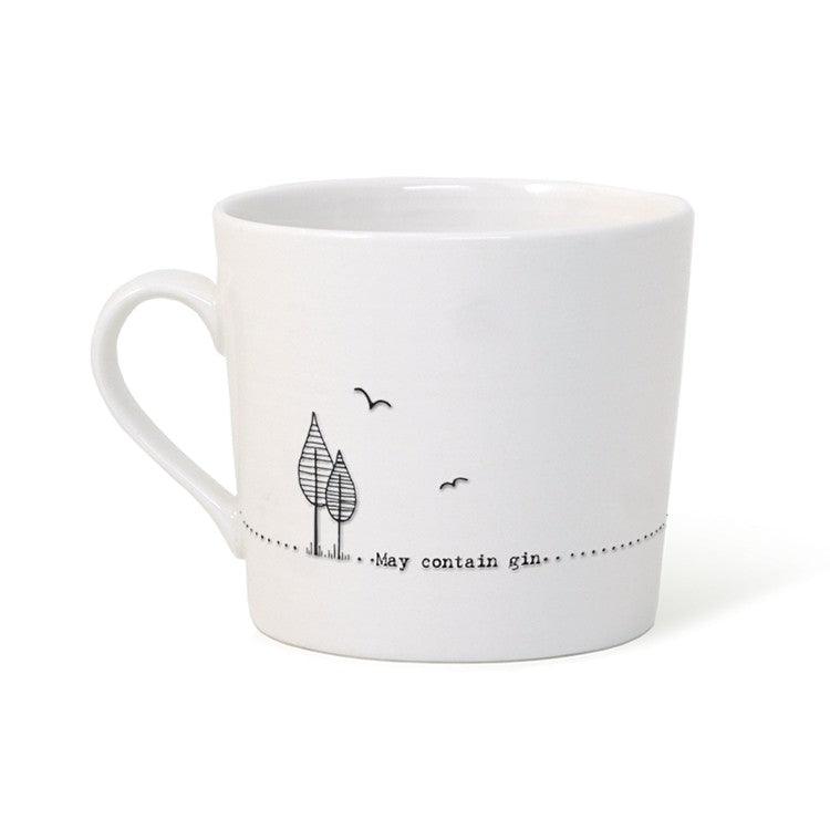 May Contain Gin - Wobbly Porcelain Mug