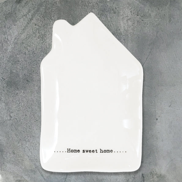 ‘Home sweet home’ Wobbly house Dish
