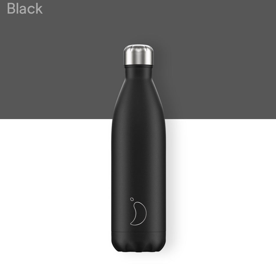 Chilly’s 750ml Bottle - Matte Black - Wild Atlantic Living