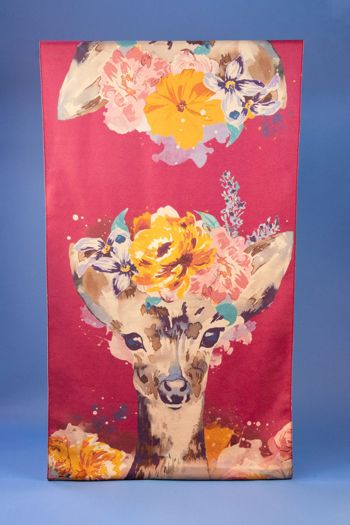 Luxurious Floral Doe-Damson Mix scarf