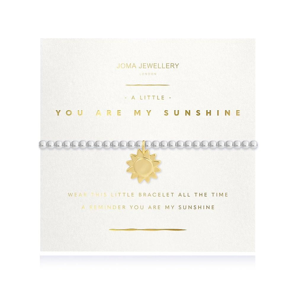 Radiance a little ‘You are my sunshine’ - gold and silver bracelet