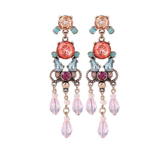 Michelle Earrings Pink