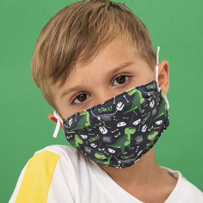 Face mask- Kids/children reusable dinosaur face mask