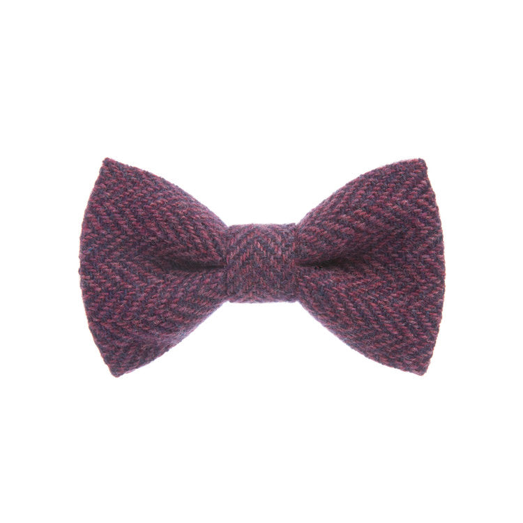 Tweed Bow Tie Purpureal
