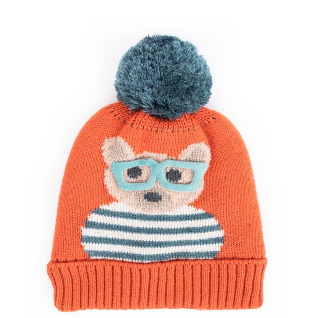 Tangerine Cosy Teddy Hat