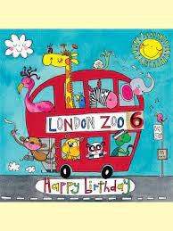 Jigsaw birthday card London Zoo