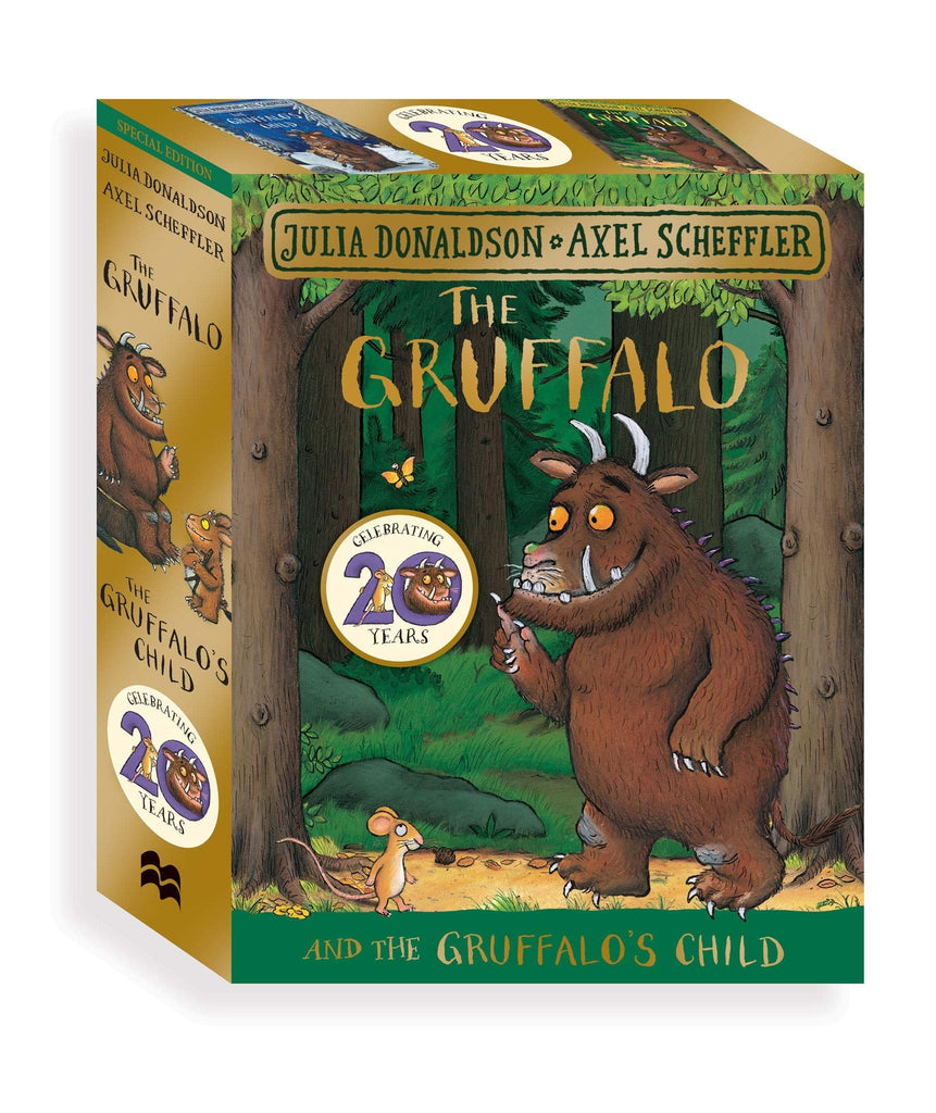 Gruffalo and gruffalos child board book gift set