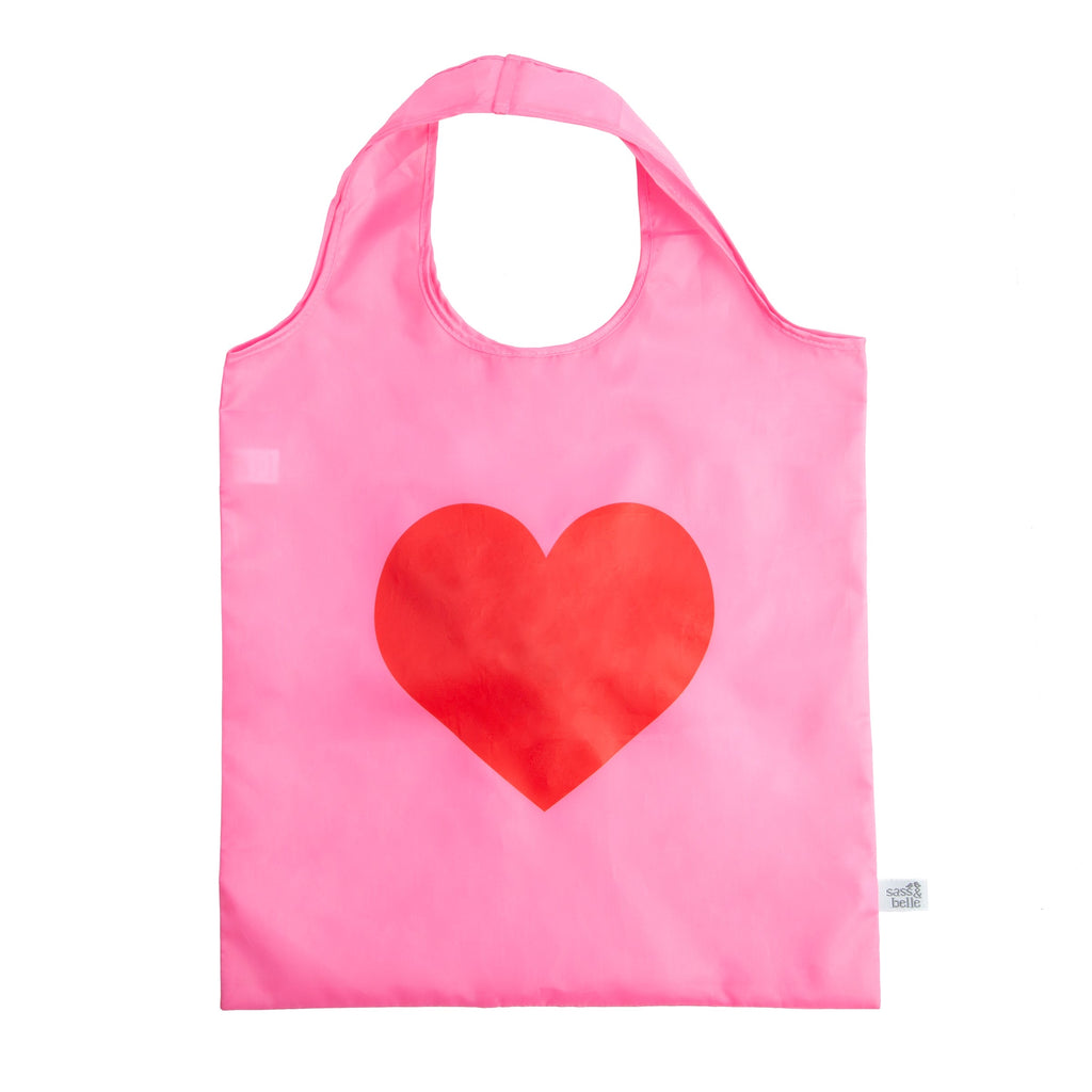 Love Heart Foldable Shopping Bag