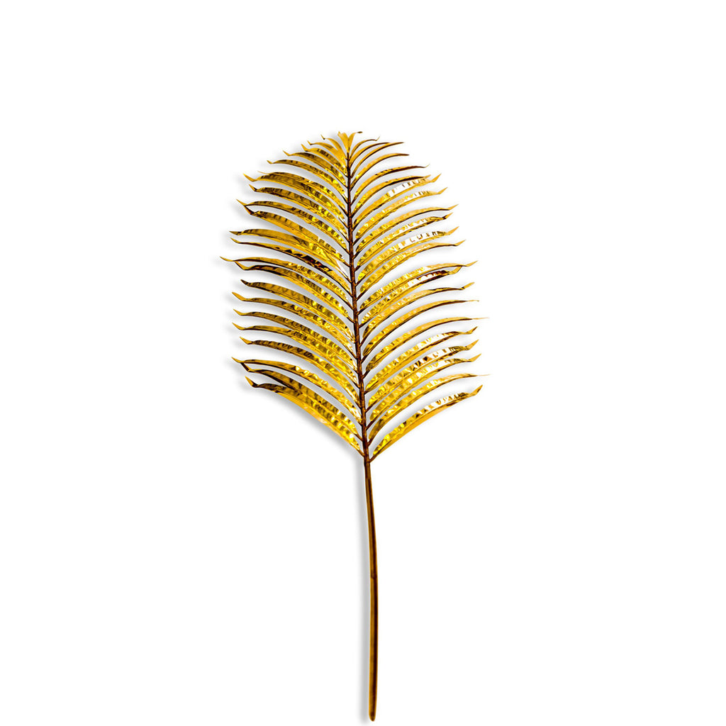 Small Gold Palm Leaf