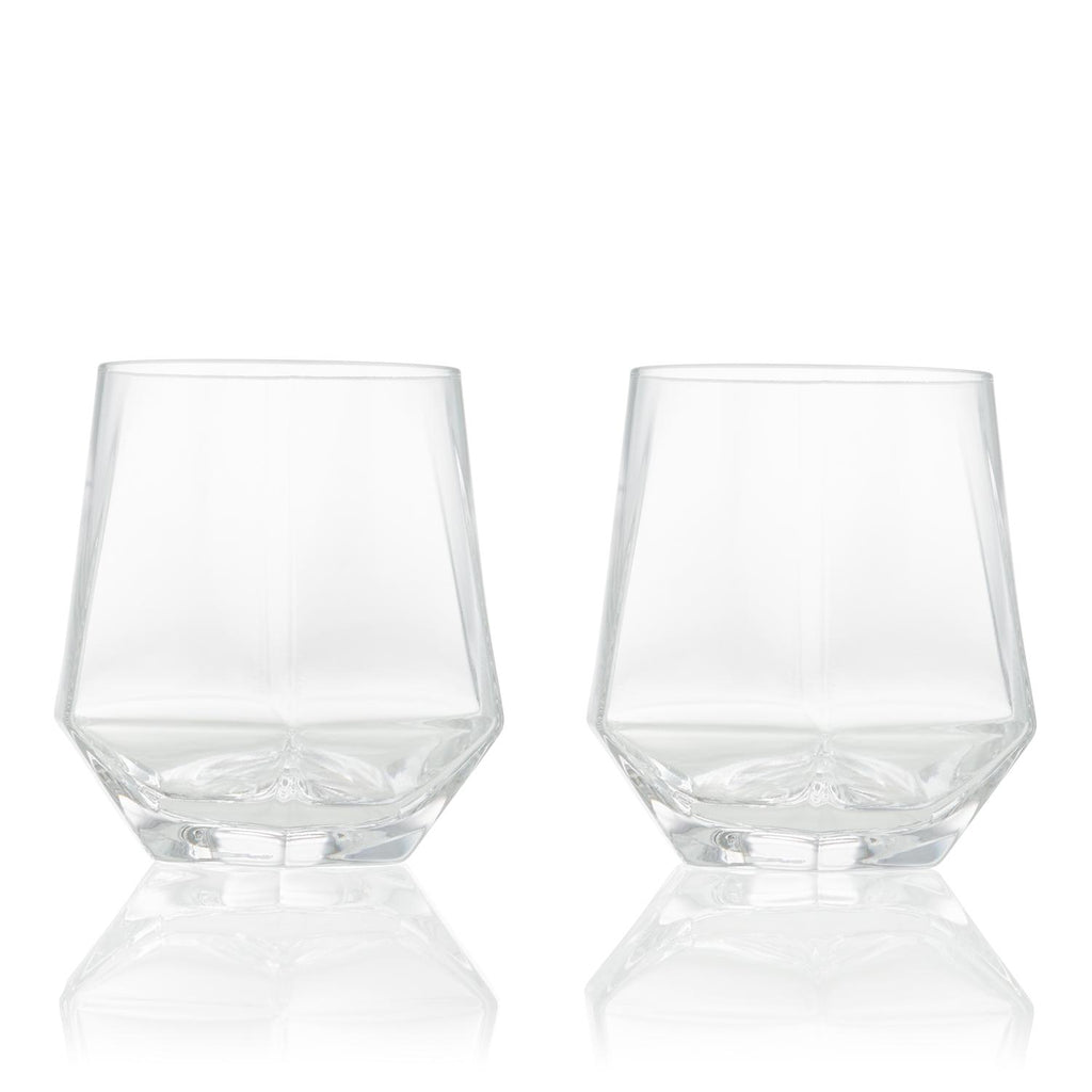 Faceted Cocktail Glasses